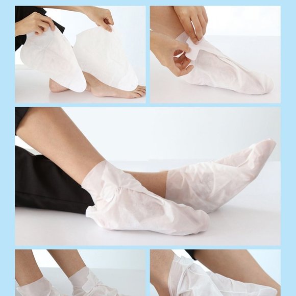 Milky skin care moisturizing foot mask - Picture 7 of 16